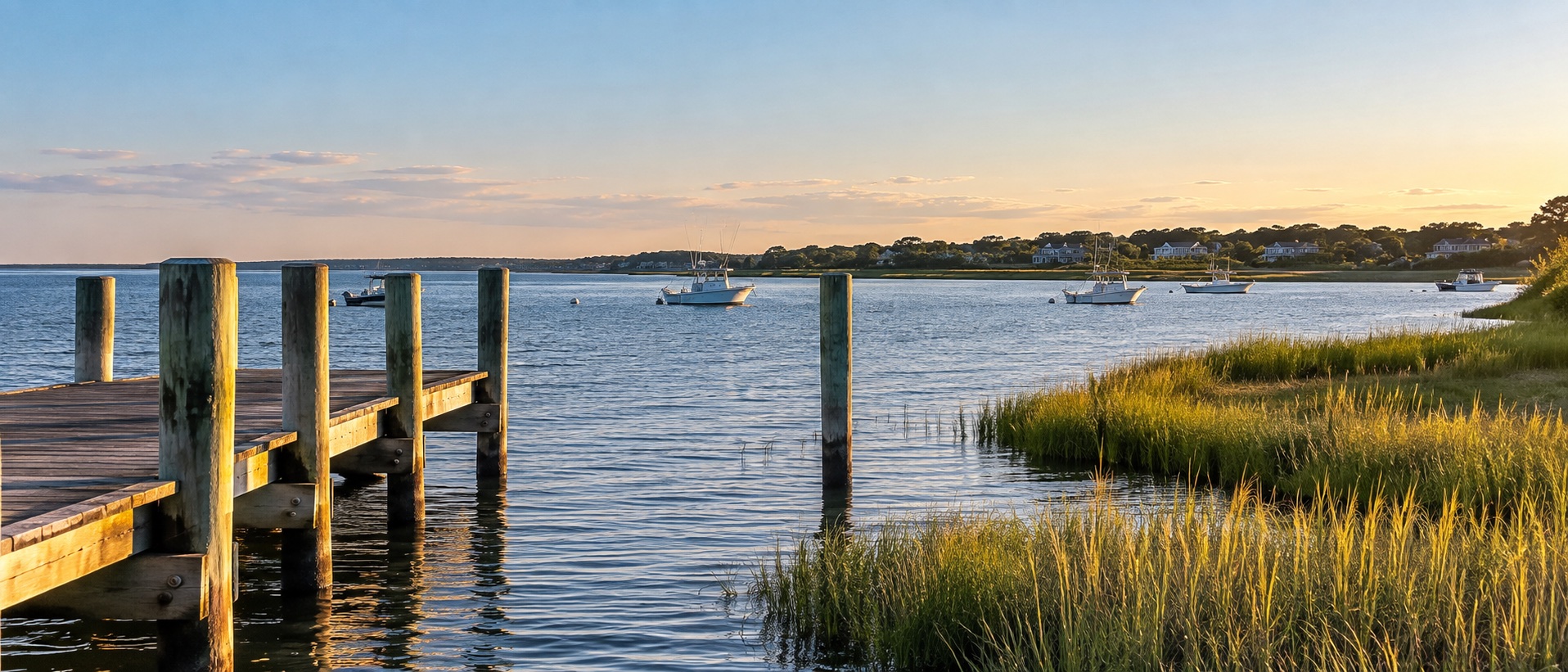 Warm coastal view of Long Island’s South Shore.
